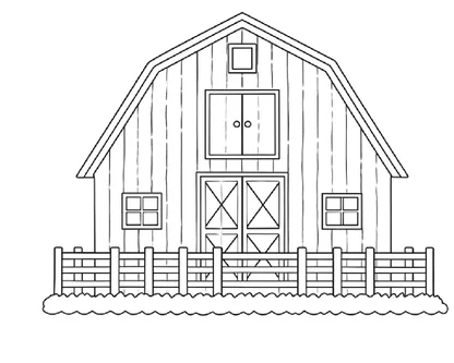 Desenhos de fazenda para colorir e imprimir - educação infantil (página 1)